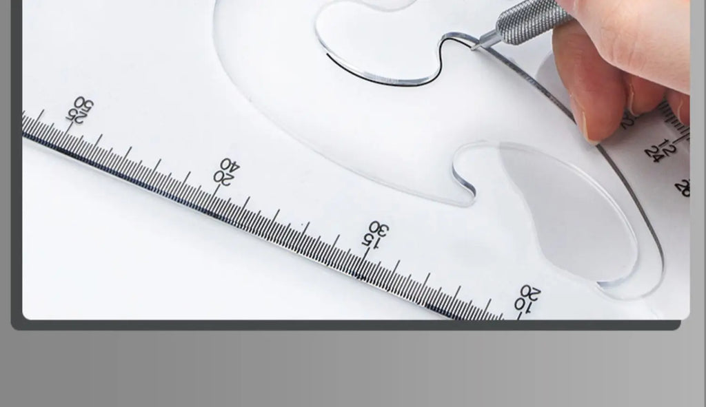 2Pcs/Set Multifunctional Triangle Ruler 30/45 Degree Measurement Angle Isosceles Triangle Ruler Geometry Students Drafting Tool