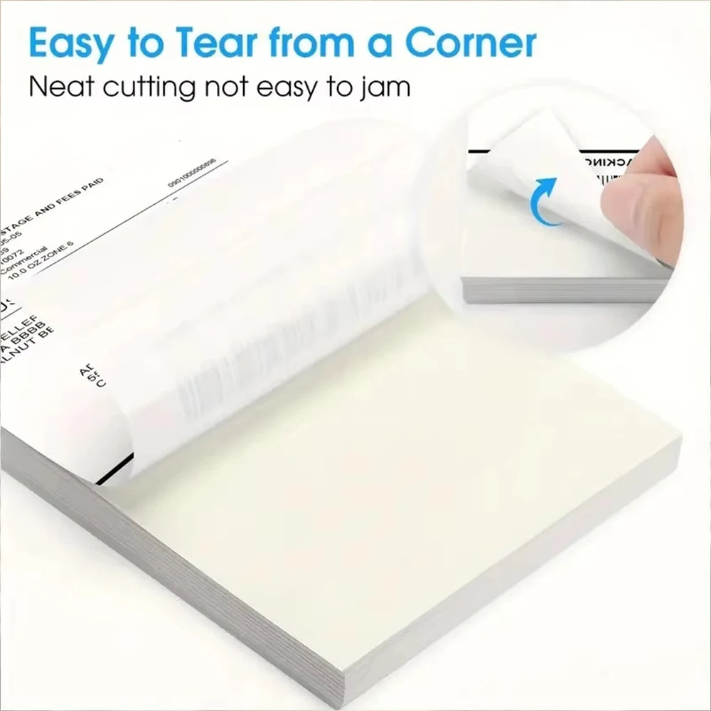 4x6 Inch Direct Thermal Label 100/200/300 Sheets Adhesive Shipping Labels Paper for 9220/9210/246S DHL UPS Express Barcode