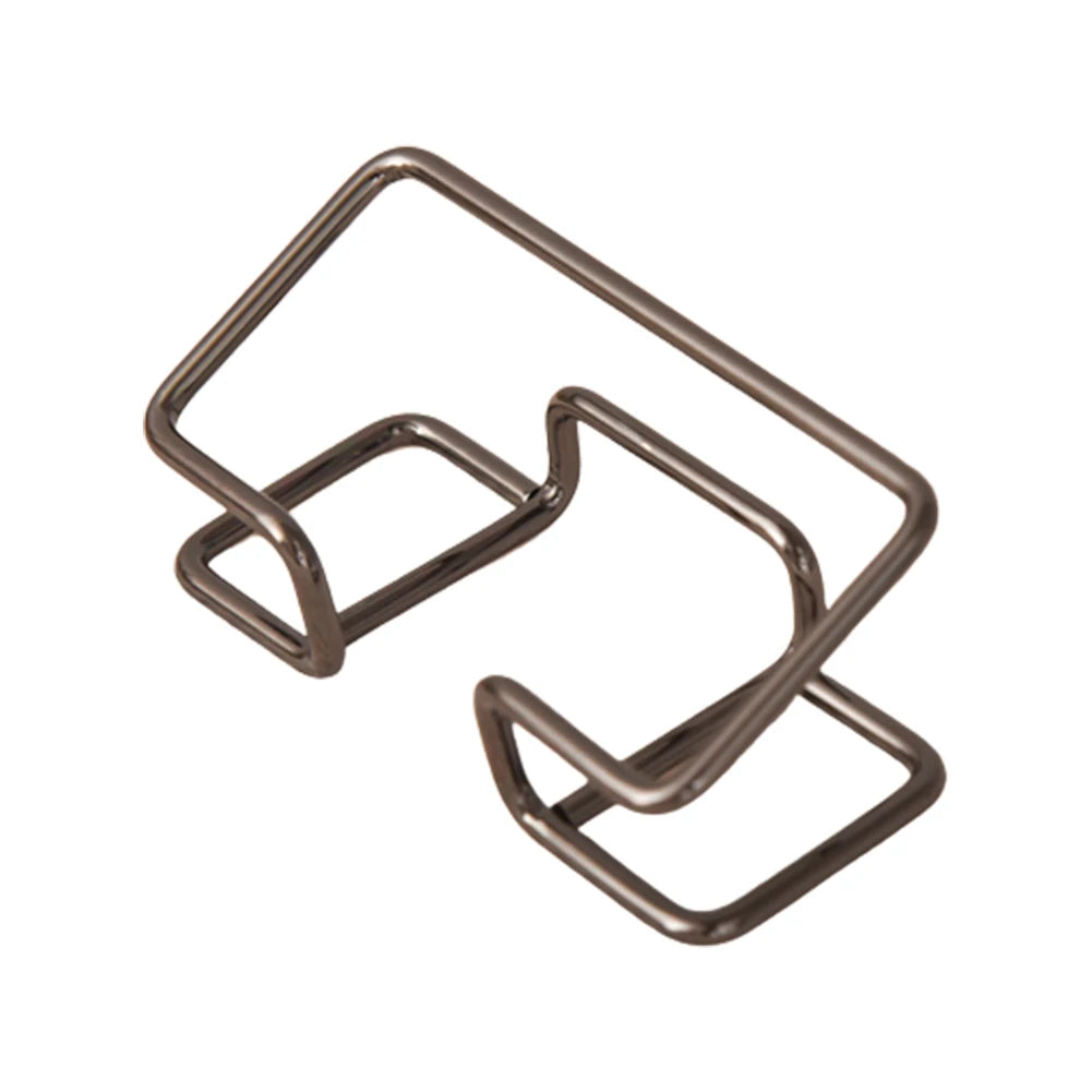 Gold Metal Business Card Holder Desk Bracket Cards Organizer Office Business Cards Display Holders Fashion Desktop Decorative