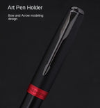 Jinhao 75 Metal Fountain Pen Black/Black Red Luxury Pens 0.5mm Nib Writing Ink Pens Stationery Business Office School Supplies