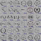 Embosser Stamp Customized Private Logo Customization Library Book Invitation Wedding Embossing Stamp Company Paper Leather Seals