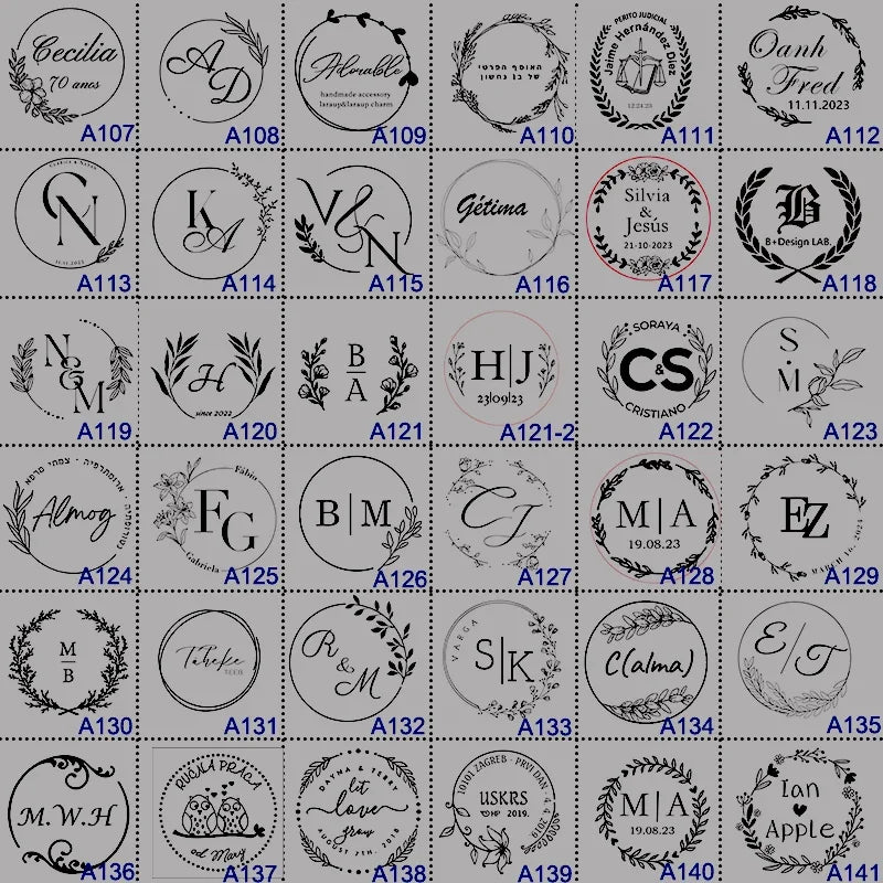 Book Wedding Embosser Stamps Customized Designs Personalized Embossing Stamp Custom Handheld Envelope Invitation Card Seals DIY