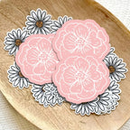 50pcs/pack Pink Thank You Card For Supporting Business Package Decoration "Gorgeous Thanks" Business Card Handmade With Love