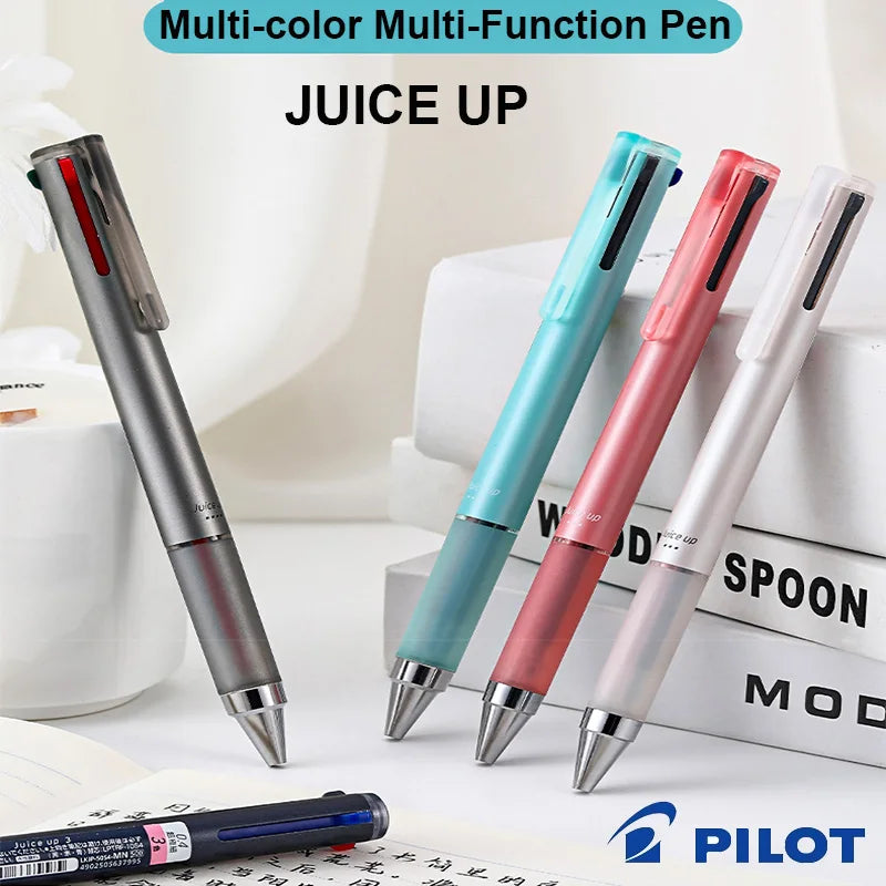 Japan Pilot Modular Pen Juice Up 3/4 Color 0.4mm Ultra-fine Gel Pens, Water-base Smooth Writing Versatile Stationery Aacsesories