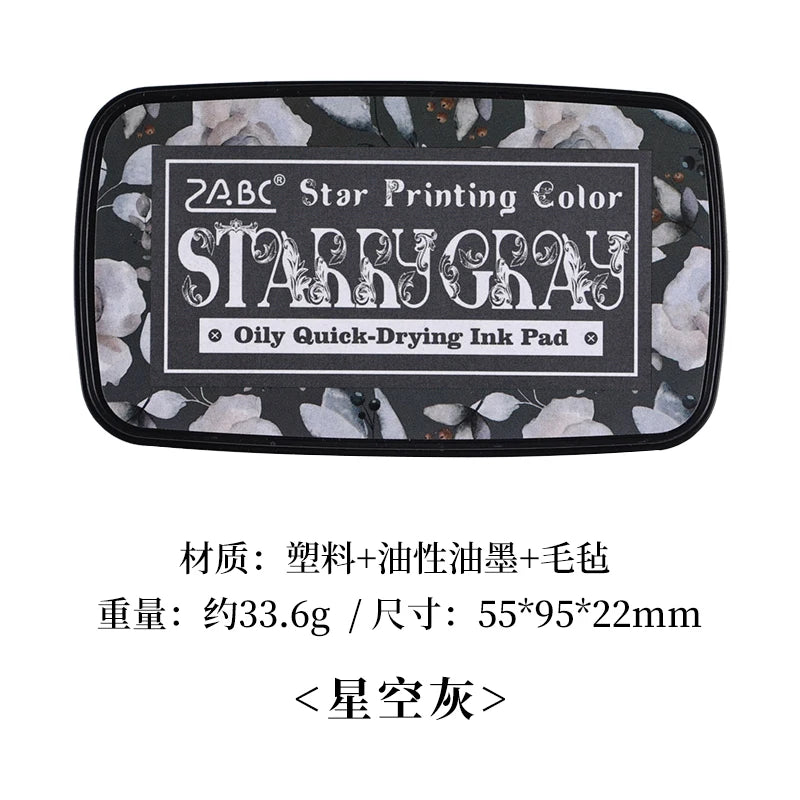 Multicolor Self-Inking Stamp Ink Pad for Planners Art Scrapbooking Student School Supplies Colorful Stationery Accessories