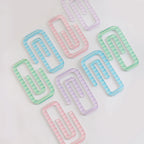 4pcs/lot Kawaii macarons Paper Clip Decorative Bookmark Binder File Clips School Office Stationery Accessories