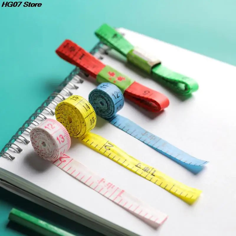 10 Pieces 1.5 Meter Soft Flat Mini Measuring Tape, Dual Scale Centimeter & Meter Flexible Portable Tape Ruler, Lightweight Handy