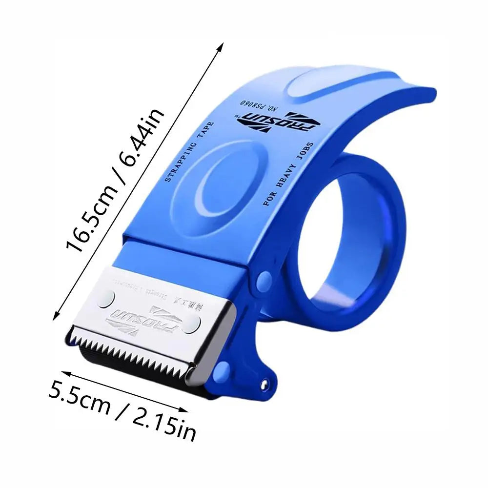 Metal Packing Tape Dispenser 2inch Wide Tape Dispensers, Wide Packing Packaging Sealing Tape Cutter with Safety Protection