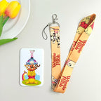 Anime Strap Lanyard for Keys Keychain Badge Holder ID Credit Card Pass Hang Rope Lariat Mobile Phone Charm Accessories