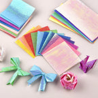 50Pcs Metallic Pearl Cardstock Paper Shimmer DIY Shiny Craft For Wedding, Scrapbook, Craft, Cards Party Decoration