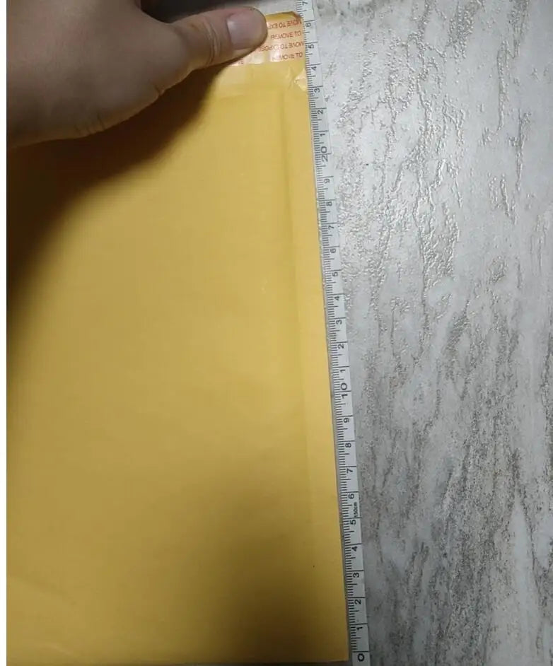 10/50pcs 18x23cm Meduim Thick Shipping Envelopes with Packaing Yellow Waterproof Paper Bubble Mailers Mailing Bags Packing