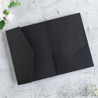 5pcs 18x13cm Pink Envelopes for Wedding Invitation Birthday Anniversary Thick Tri-Fold Envelope Greeting Card Pocket Envelope