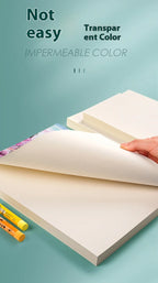 10/50 Sheets A4 Heavy Color Oil Painting Stick Special Paper Square 16k/32k Thickened 300g Soft Crayon Art Sketch Blank Paper