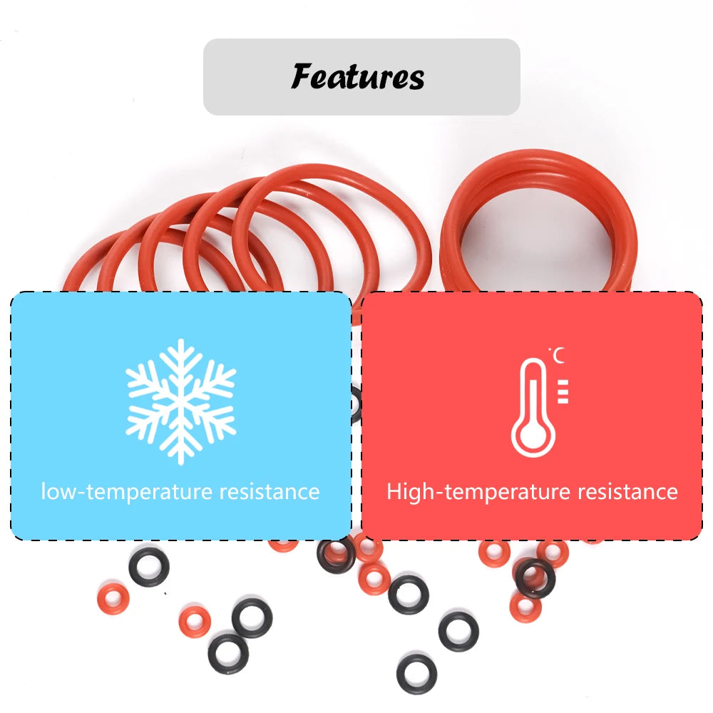 50PCS Silicone O-Ring Seals Maintenance Set Compatible With Jura C D E F S X ENA GIGA Series Coffee Machines