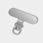 360° Rotatable Phone Lanyard Clip Patch Ultra-thin Stainless Steel Phone Case Hanging Rope Card Anti-lost Strap Fixed Gasket