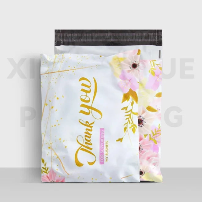 100PCS Poly Mailer Adhesive Envelope Shipping Bag DIY Garment T-shirt Dress Jacket Bra Christmas Toys Gift Packaging Pouches
