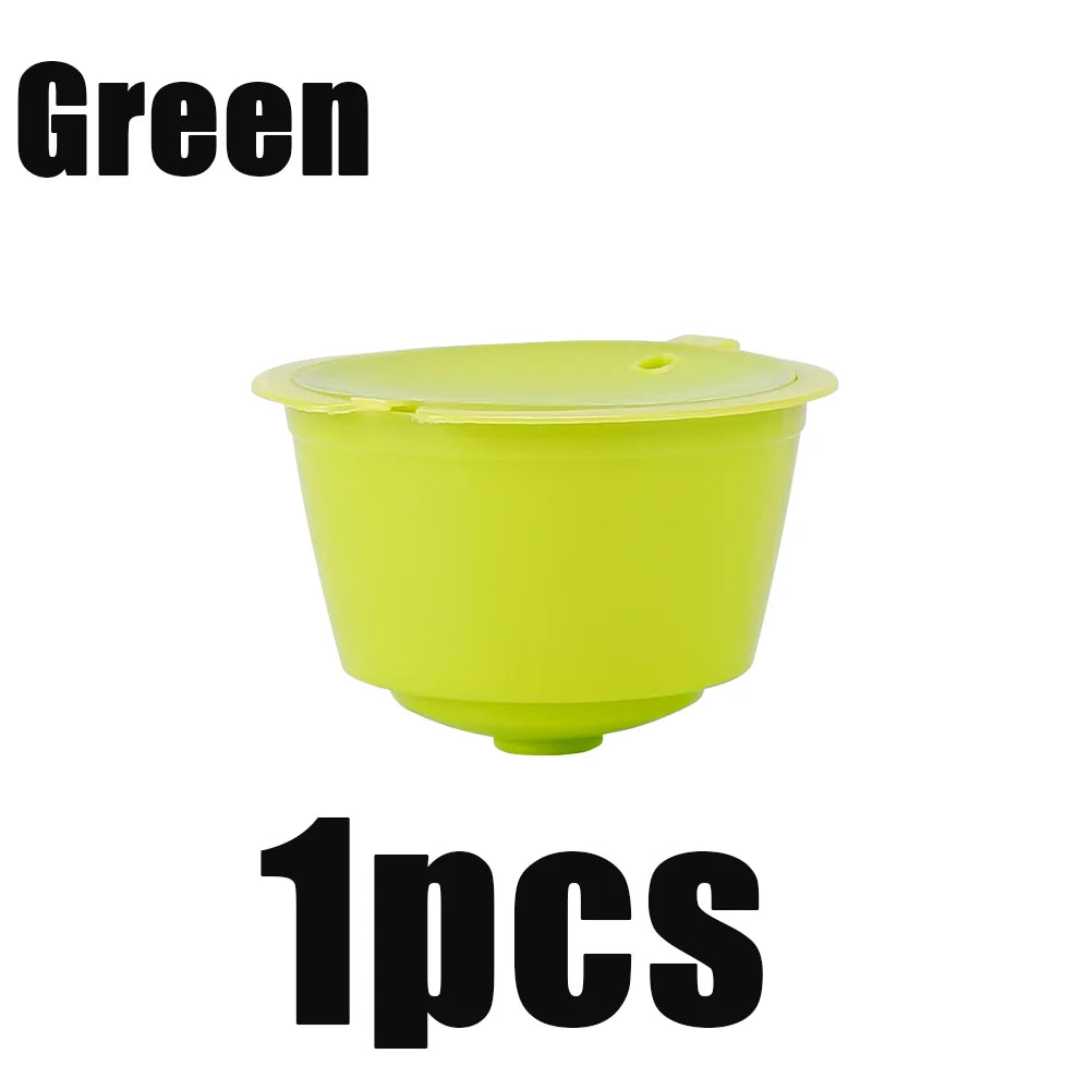 1/3/5/10pcs Reusable Coffee Capsules Filter Cup Dispenser for Nescafe Dolce Gusto Refillable Coffee Capsules Pod Compatible Kit