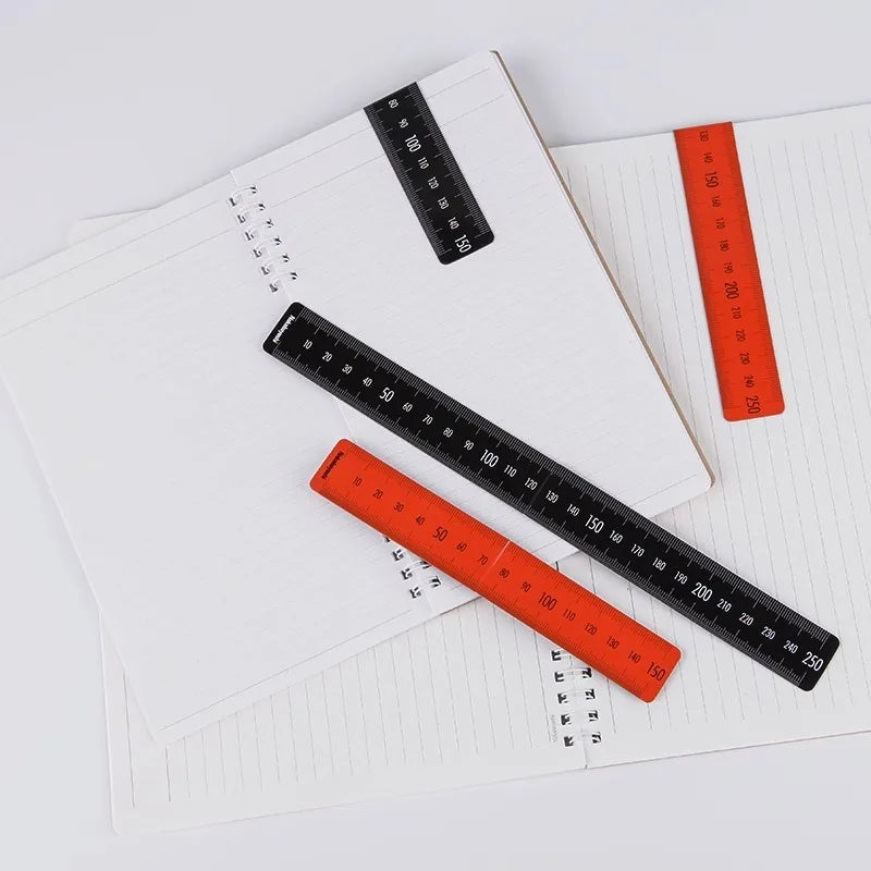 150/250mm Bookmark Rulers Flexible Folding Soft Magnetic Ruler Protable Foldable Pvc Magnetic Rulers Art Tools School Supplies