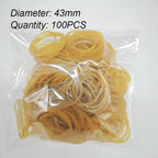 ‌Multi-Purpose Elastic Rubber Bands,15-60mm Diameter Rubber Bands Sturdy Stationery Fasteners for Paper, Files & Household Items