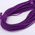 2mm Colorful High-Quality Round Elastic Band Round Elastic Rope Rubber Band Elastic Line DIY Sewing Accessories 5meters
