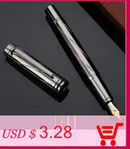 1 PC High Quality Luxury Full Metal Ballpoint Pen Silver Plating Ball Pens Business Writing Signing School Office Supplies 03733