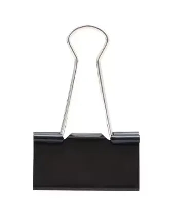 12Pcs/1BOX Binder Clip Clamps Long Tail Combination Folder Bookmark Paper Ticket Clips Effortless School Office Supplies