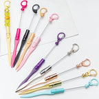 Beadable Letter Opener Metal Letter Opener with Keychain Clip, Beadable Envelope Opener Gift for Student Teacher 896C