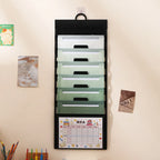 Wall Hanging Expanding File Folder Multi Pockets Document Organizer A4 Paper Storage Bag Portable School Office Paper Sorter