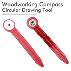 Woodworking Drawing Compass Circular Drawing Tool Hole Ruler High Precision Woodworking Scribe Gauges Marking Measurement Tool