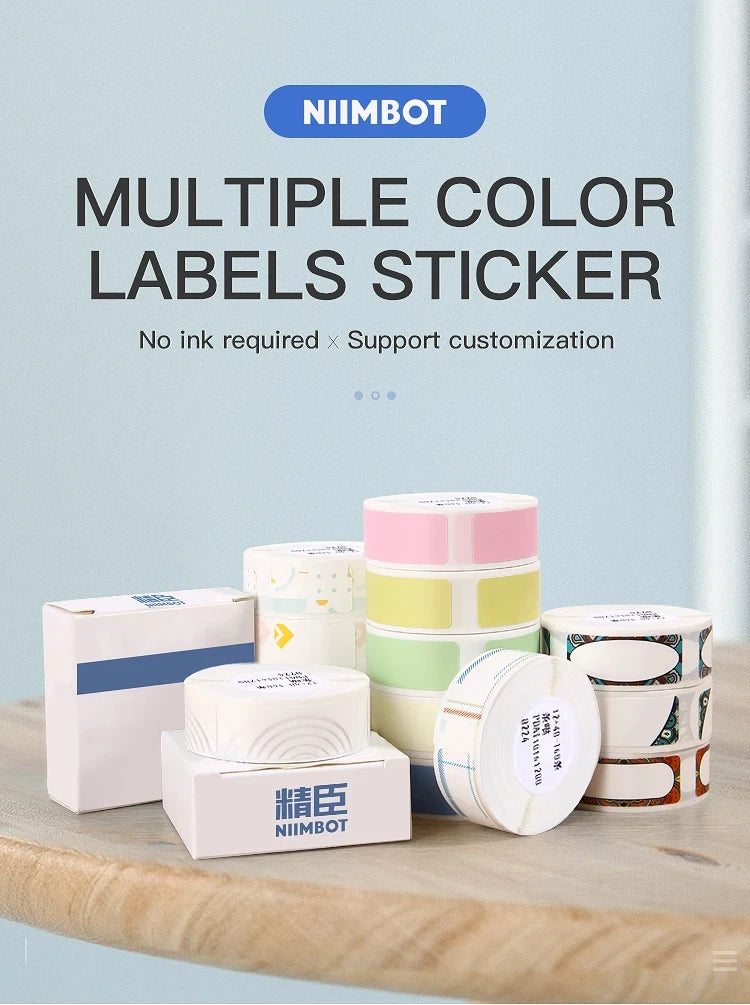 Niimbot D11/D101/D110 Portable Mini Printer For Mobile Thermal Adhesive Label Printer For Stickers Pocket Labeling Maker Machine