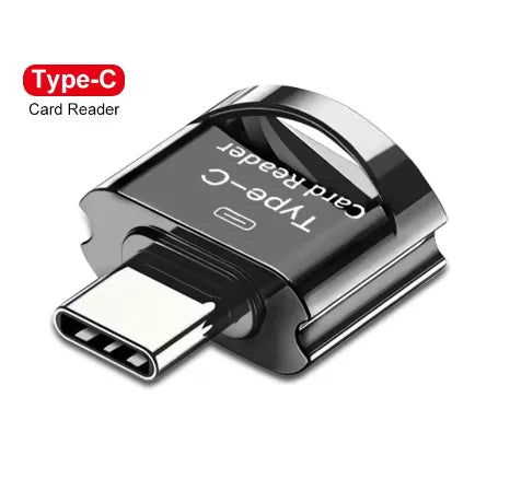 Type C To Micro-SD TF Adapter OTG Card Reader Mini Card Reader Smart Memory Card Reader For Phone Laptop