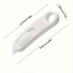 Portable Mini Ceramic Utility Knife Safe Blades Box Packaging Opener Cutting Tools With Keychain Hang Hole With Magnetic Suction