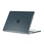 Glitter Hard Laptop Case for Macbook Air 13.6 M4 15 M3 Sparkly Clear Cover for Mac Book Pro 13 M1 M2 14 M4 16 Sleeve Accessories