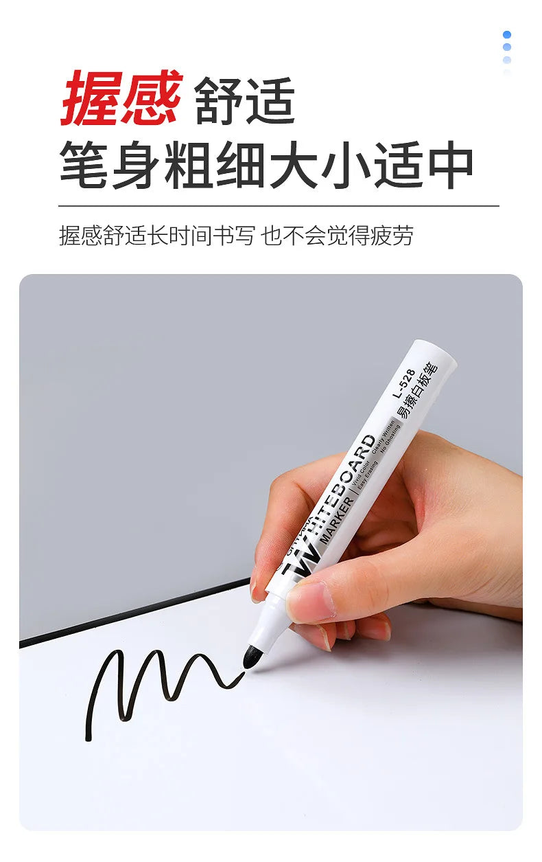 4/10 Pcs Set Erasable Magnetic Whiteboard Marker Pen Blackboard Marker Chalk Glass Ceramics Office School Art Marker Stationery