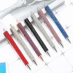 1 Piece Lytwtw's Ballpoint Pen Luxury Rhinestone Cute Wedding Rose Gold Metal Stationery School Office Supply High Quality Pens