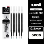 New Uni uniball Zento Flow Metal Rollerball Pen Aluminum Grip Gel Pens 0.5mm Water-Based Black Ink Ultra Smooth Writing Japan