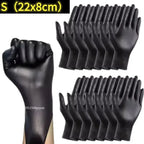 Disposable Latex Gloves Black Home Nitrile Gloves Durable Kitchen Cooking Tools  Washing Car Gardening Cleaning Work Gloves