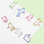 20Pcs Colourful Bookmark Holder Office Supplies Bookmark Holder Colourful Paperclip Cute Cartoon Paperclip Random Pattern