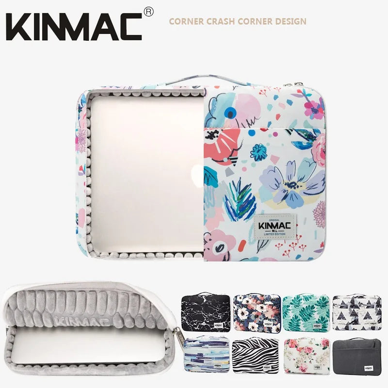 Shockproof Brand Kinmac Laptop Bag 12,13,14,15.4,15.6,16 Inch,Waterproof Lady Man Sleeve Case For MacBook Air Pro M1 Handbag PC