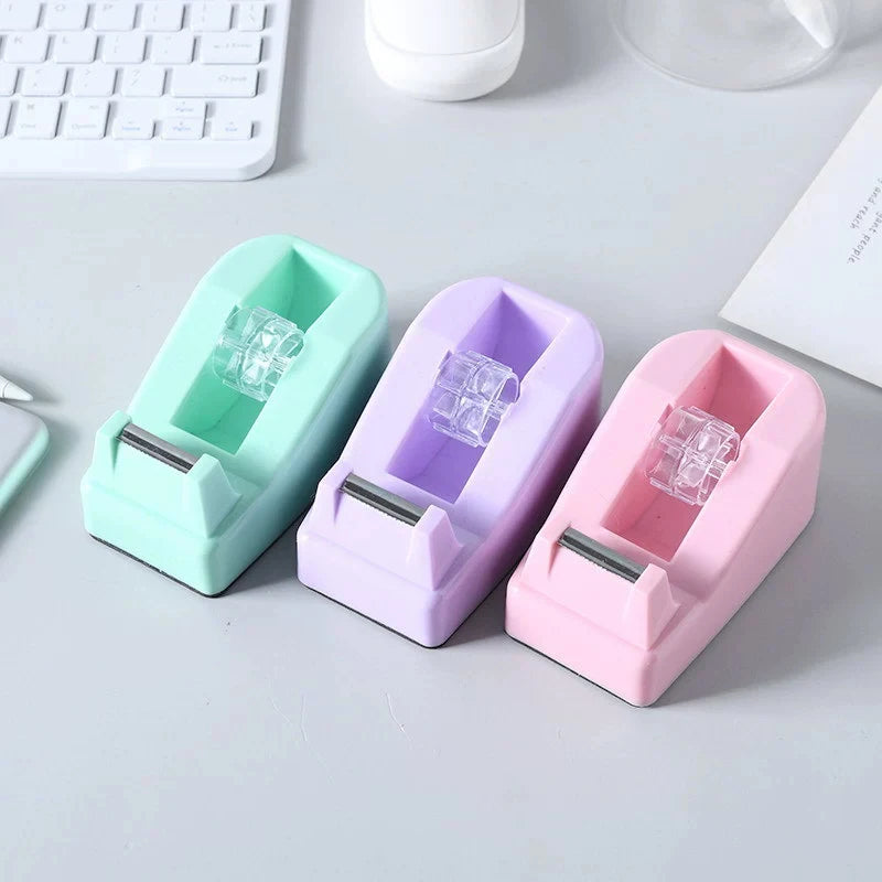 Tape Dispenser Stationery Adhesive Tape Cutter Sealing Tape Table Base Dispenser Office Supplies Packaging Tapes Dispenser