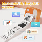 New Photo Printing Machine D2 Mini Printers Thermal Paper Stickers Paper Printer Label Sticker Printer Label Maker Printer
