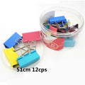 Colorful Metal Binder Clips Paper Clip Office Stationery Binding Long Tail Clip Colored Ticket Clip Tailcoat Clip