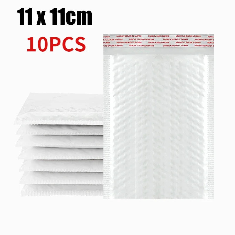 Multi-size White Bubble Envelopes Bag Thicken Waterproof Foam Bubble Shipping Envelope Bags Self Seal Packing Bags 11/15/23cm