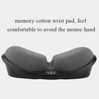 Anti-skid Memory Foam Mouse Pad Mousepad Support Wrist Rest Mat Ergonomic Office Healthy Mouse Pad for Computer Laptop Desktop