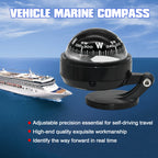 Various Compass Portable Compact Navigation Compass Device Universal Outdoor High Precision Compass For Car Boat Moto Bicycle