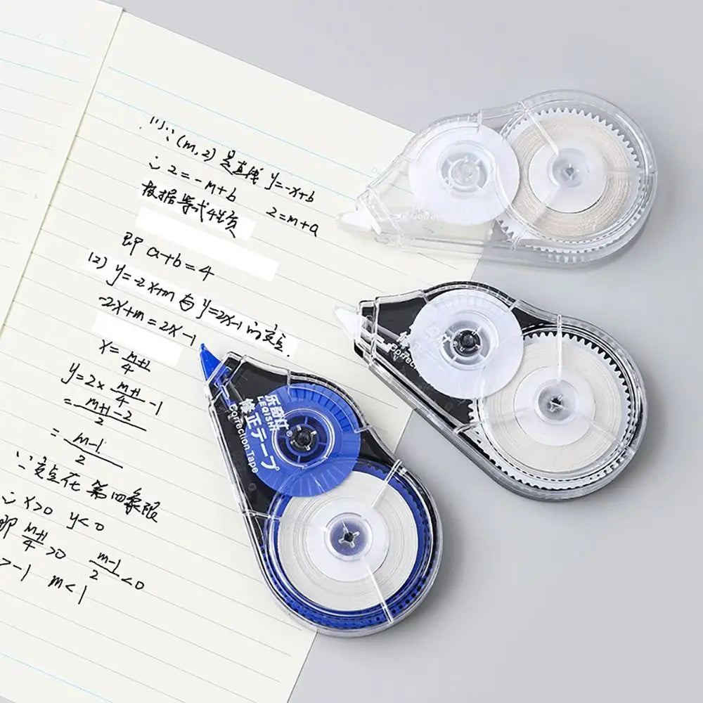 5Pcs 150M Correction Tape Roller 30mx5mm White Sticker Tape Student Simple Error Eraser Tape School Office Supplies Stationery