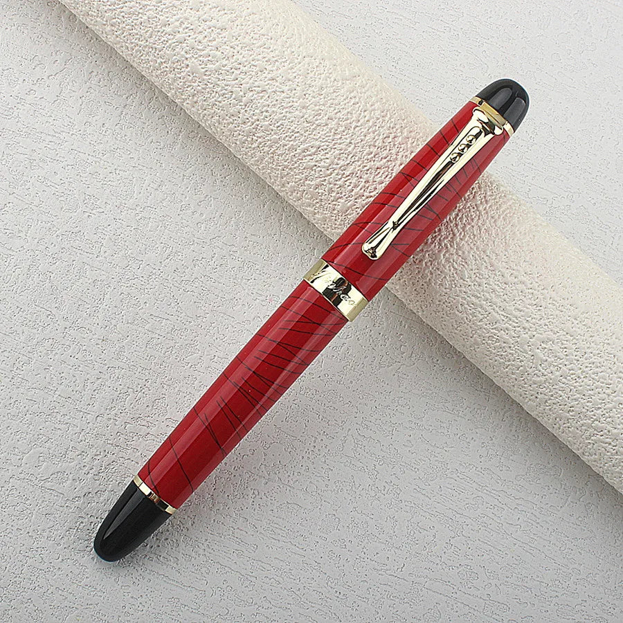 Jinhao X450 Classics Thick Body 1.0mm Bend Nib Calligraphy Pen High Quality Metal Fountain Pen Luxury Ink Gift Pens for Writing