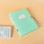 Morandi file box, A4 folder, file box, Velcro fastener storage bag, data book, office storage box