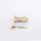 5 Pcs/Set Quicksand Crystal Ball Paper Clip DIY Metal Notes Letter File Binder Clips Bookmarks Office Desktop Storage Stationery