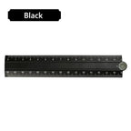 High Quality 30cm Folding Ruler Aluminum Alloy Multifunctional Stationery Ruler Drawing Measuirng Tool Metal Ruler Students